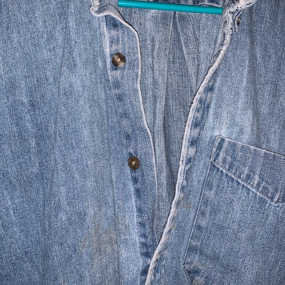 High Sierra Vintage Denim Long Sleeve Button up Shirt Size M - Picture 8 of 16